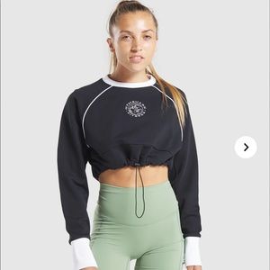 Gymshark cropped legacy sweater